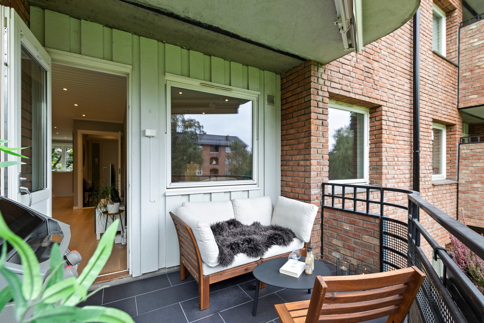 Her kan du enkelt innrede med utemøbler og nyte arealet Galleribilde