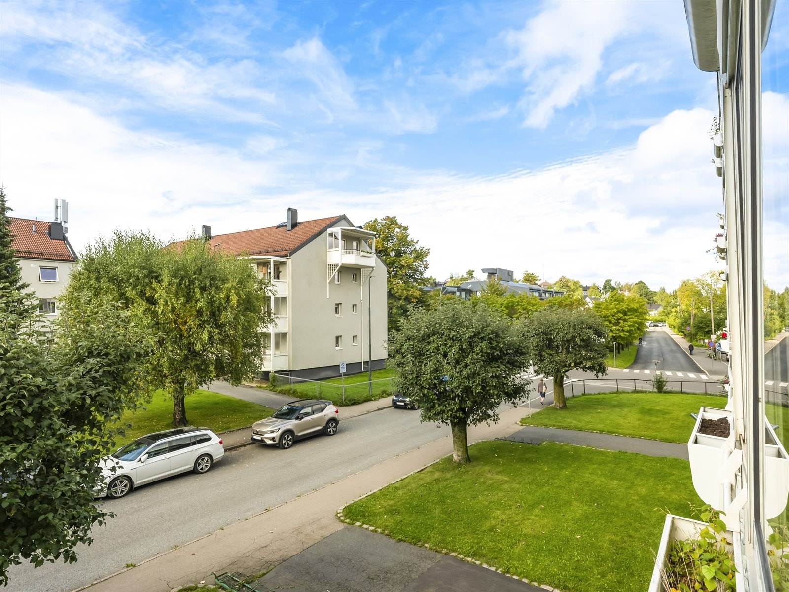 Fra Radarveien er det enkel adkomst til hovedveinettet for pendlere. Galleribilde
