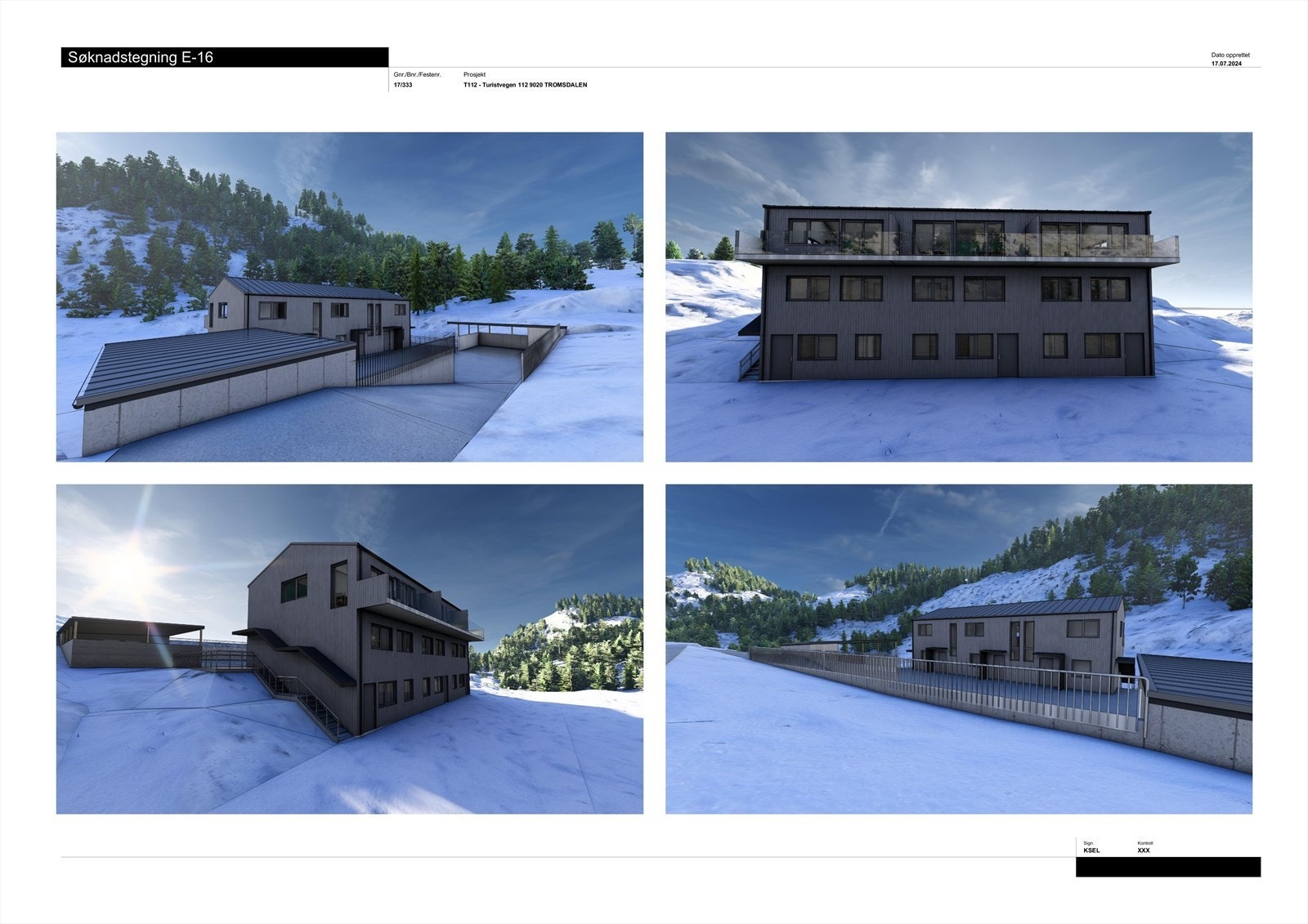 Illustrasjon godkjent byggesak Galleribilde