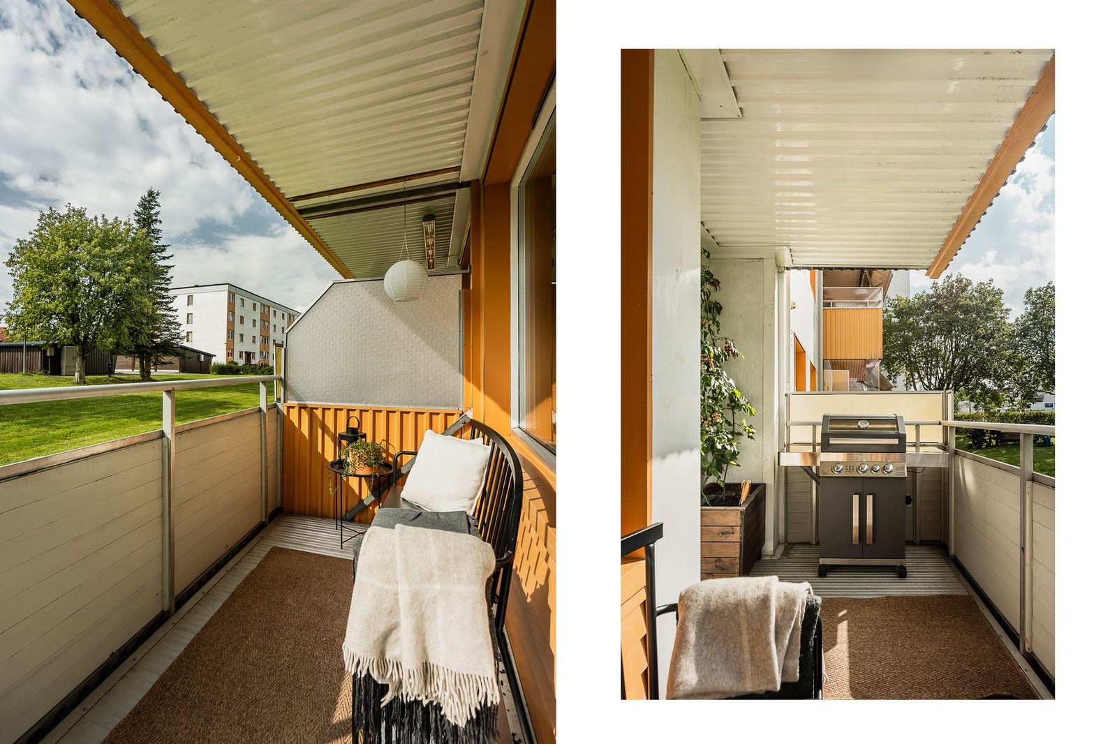 Balkong på ca. 7 m². Her kan du nyte kveldssolen i rolige omgivelser. God plass til sittegruppe og blomsterkasser. Galleribilde