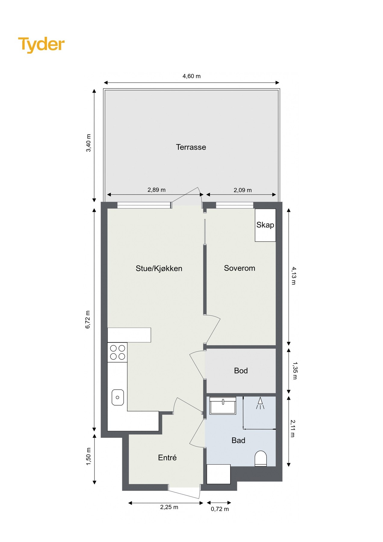 Plantegning Galleribilde