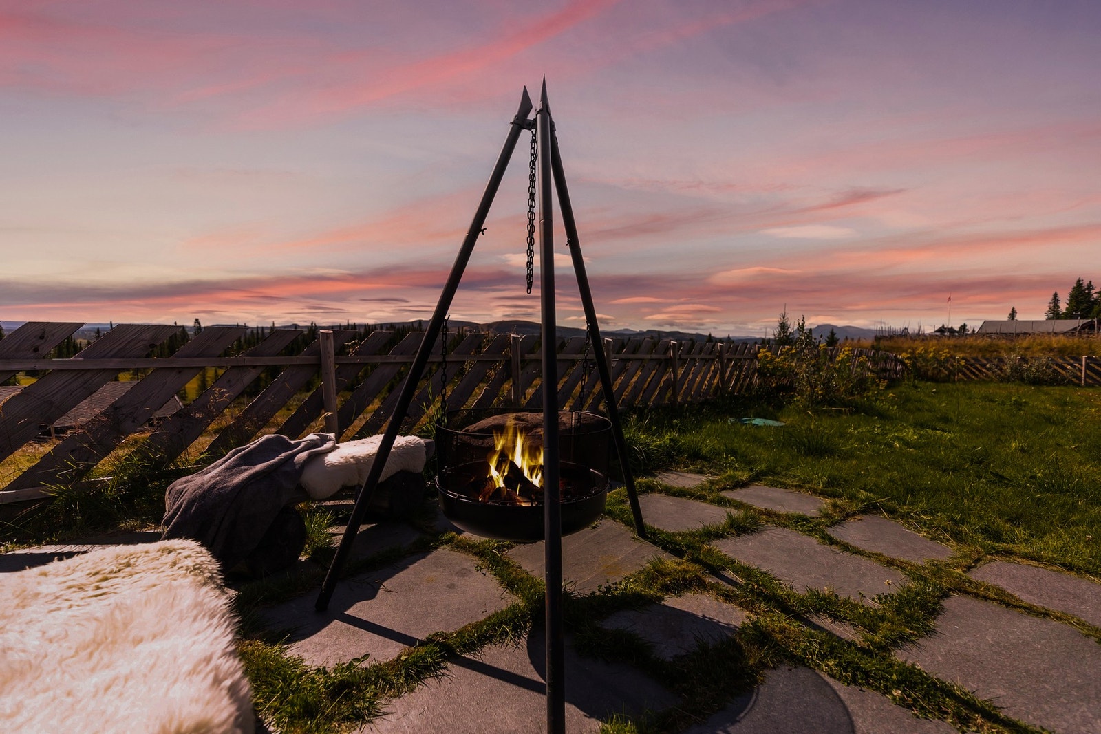 Kveldsstmning - vakre omgivelser Galleribilde