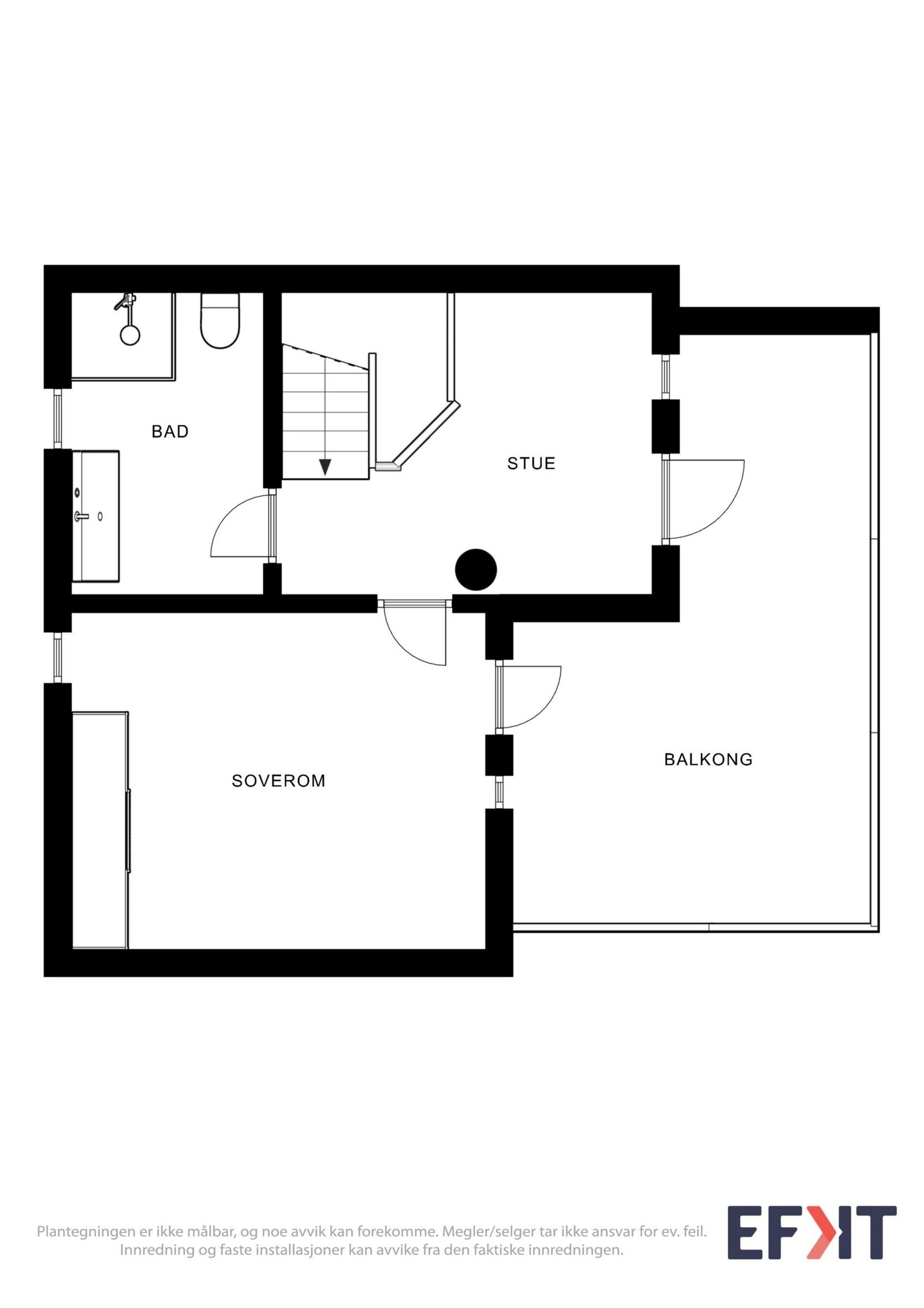 Planløsning loft Galleribilde