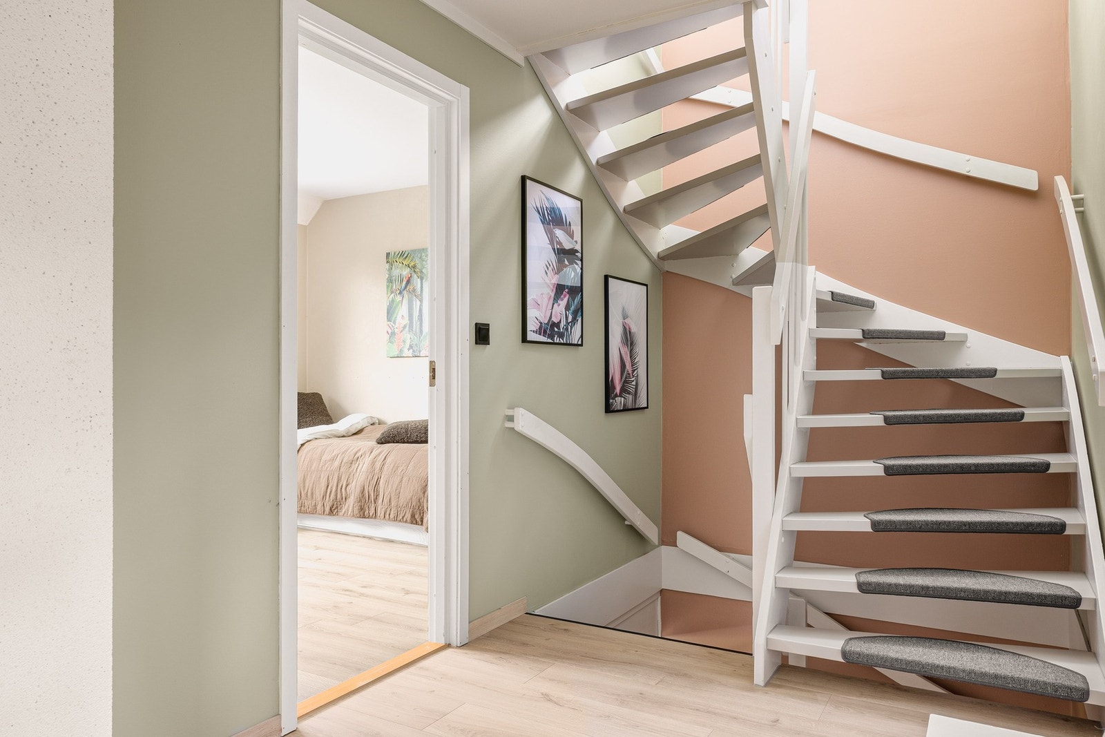 Vi beveger oss opp til loftsetasjen. Galleribilde