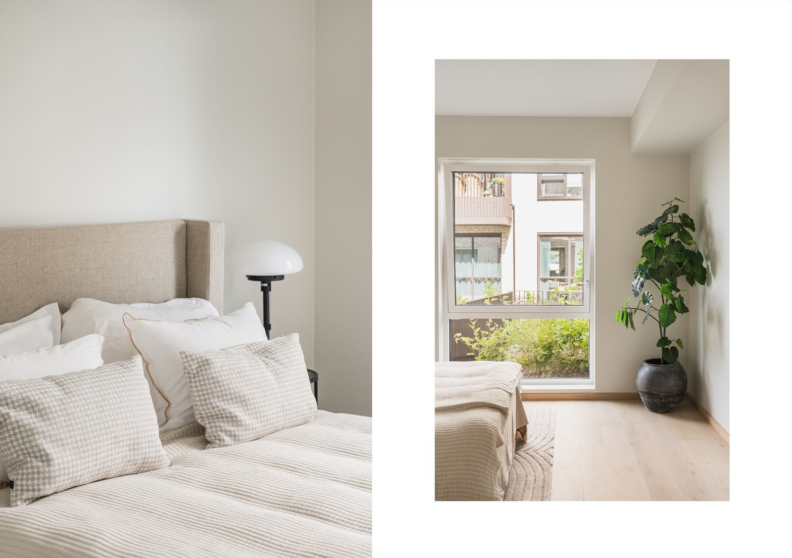 Hovedsoverommet har god plass til dobbeltseng og garderobeskap Galleribilde