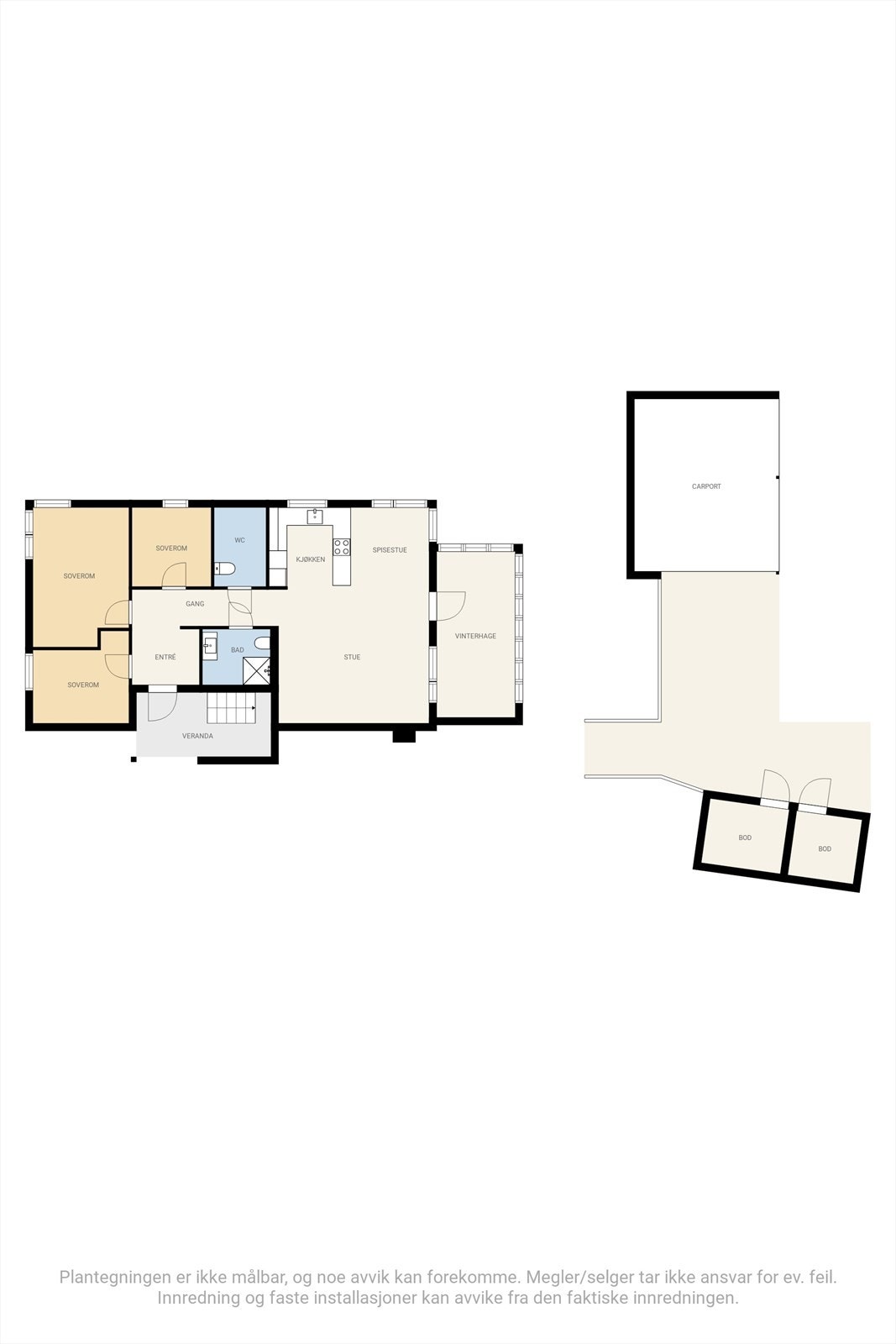 Plantegning Galleribilde