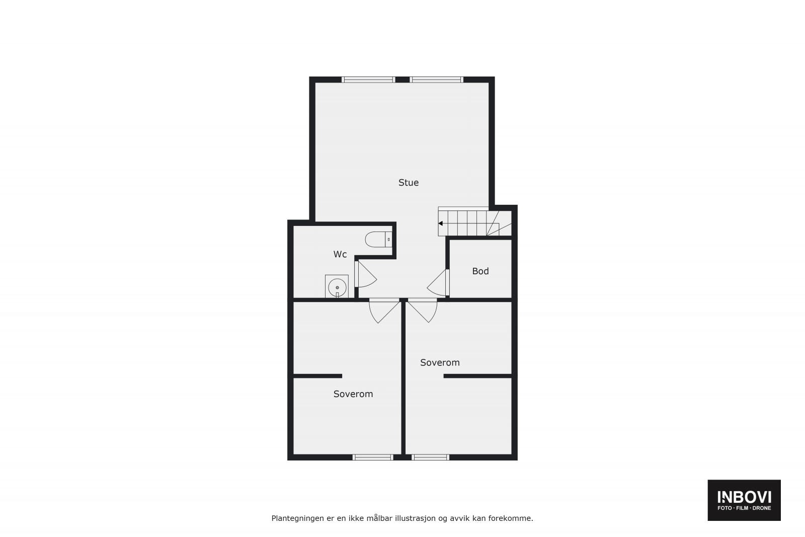 Plantegning 2.etg Galleribilde