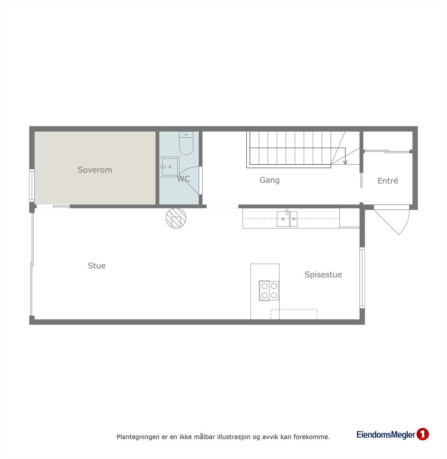 Planskisse 1.etasje Galleribilde