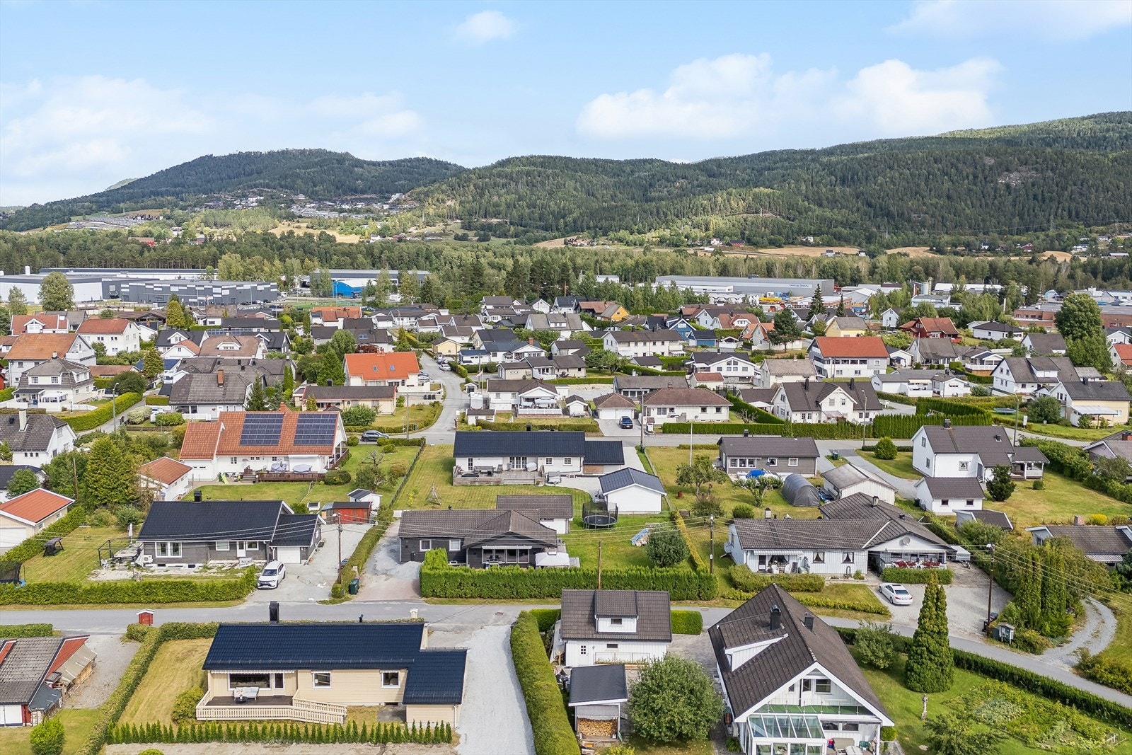 Ny barneskole på Loesmoen er nylig ferdigstilt. Denne ligger kun i en gangavstand på ca 10 min. fra boligen. Galleribilde