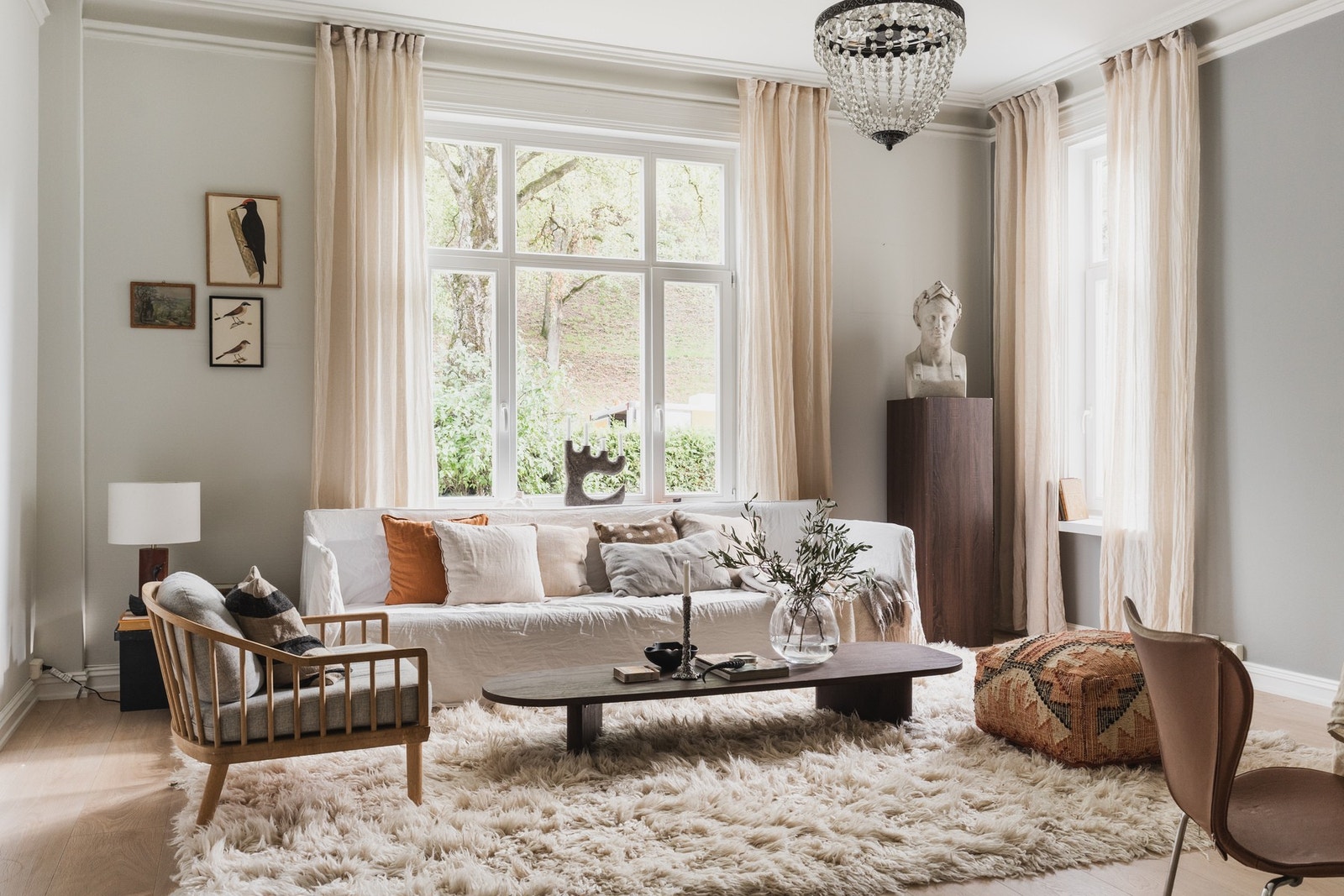 Inne er det god standard i kombinasjon med en rekke klassiske elementer. Galleribilde