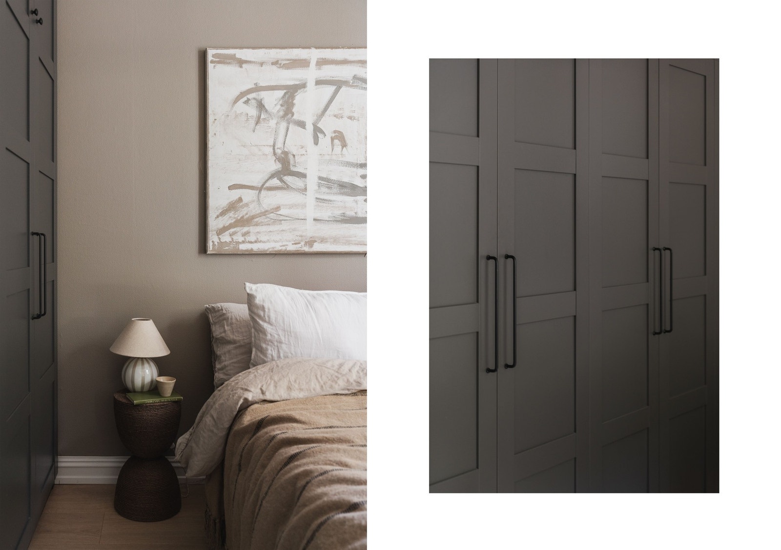 God lagringsplass i garderobeskap fra 2023. Galleribilde