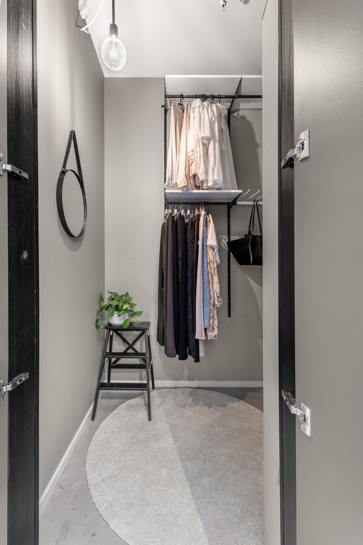 Boden er i dag er innredet som walk-in-garderobe. Galleribilde