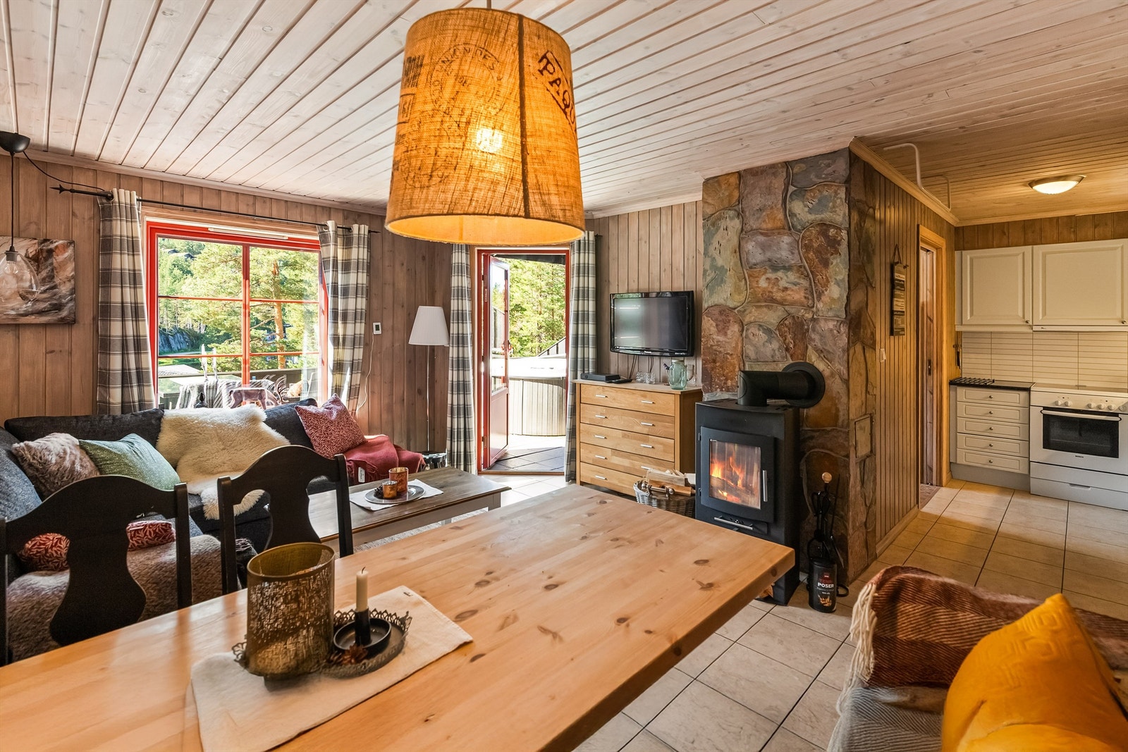 Smakfullt og delikat innredet Galleribilde