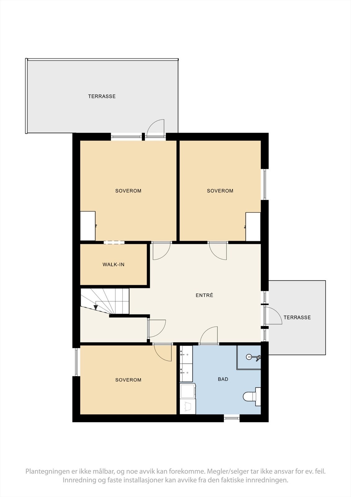 Plantegninger 1. etasjer Galleribilde