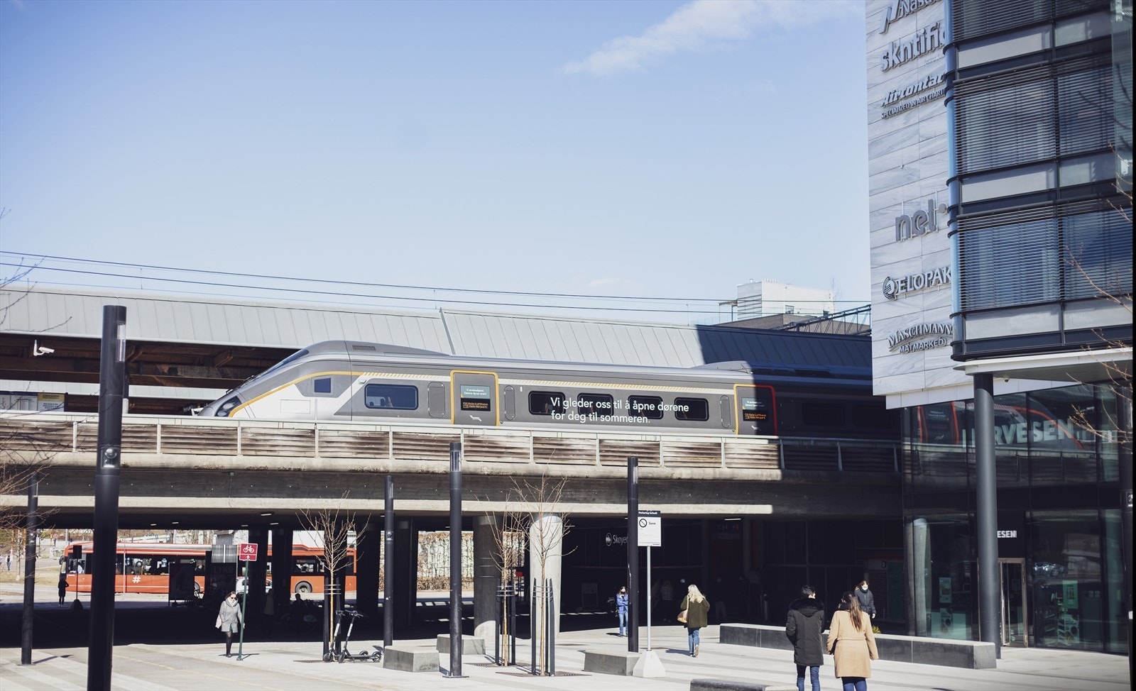 Områdebilde - Skøyen stasjon. Galleribilde