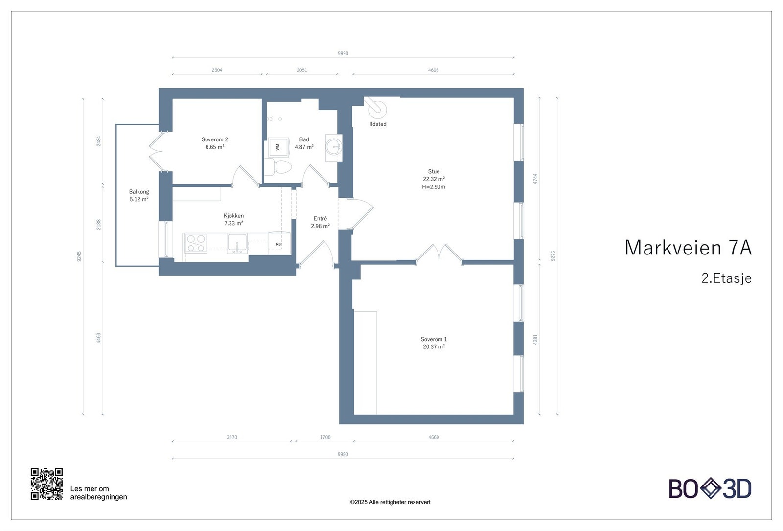 Plantegning Galleribilde