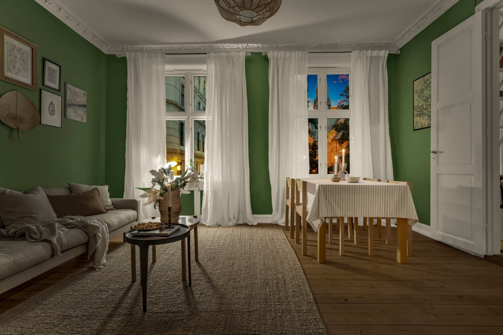 En stor hyggelig stue gir flere og gode innredningsmuligheter. Galleribilde