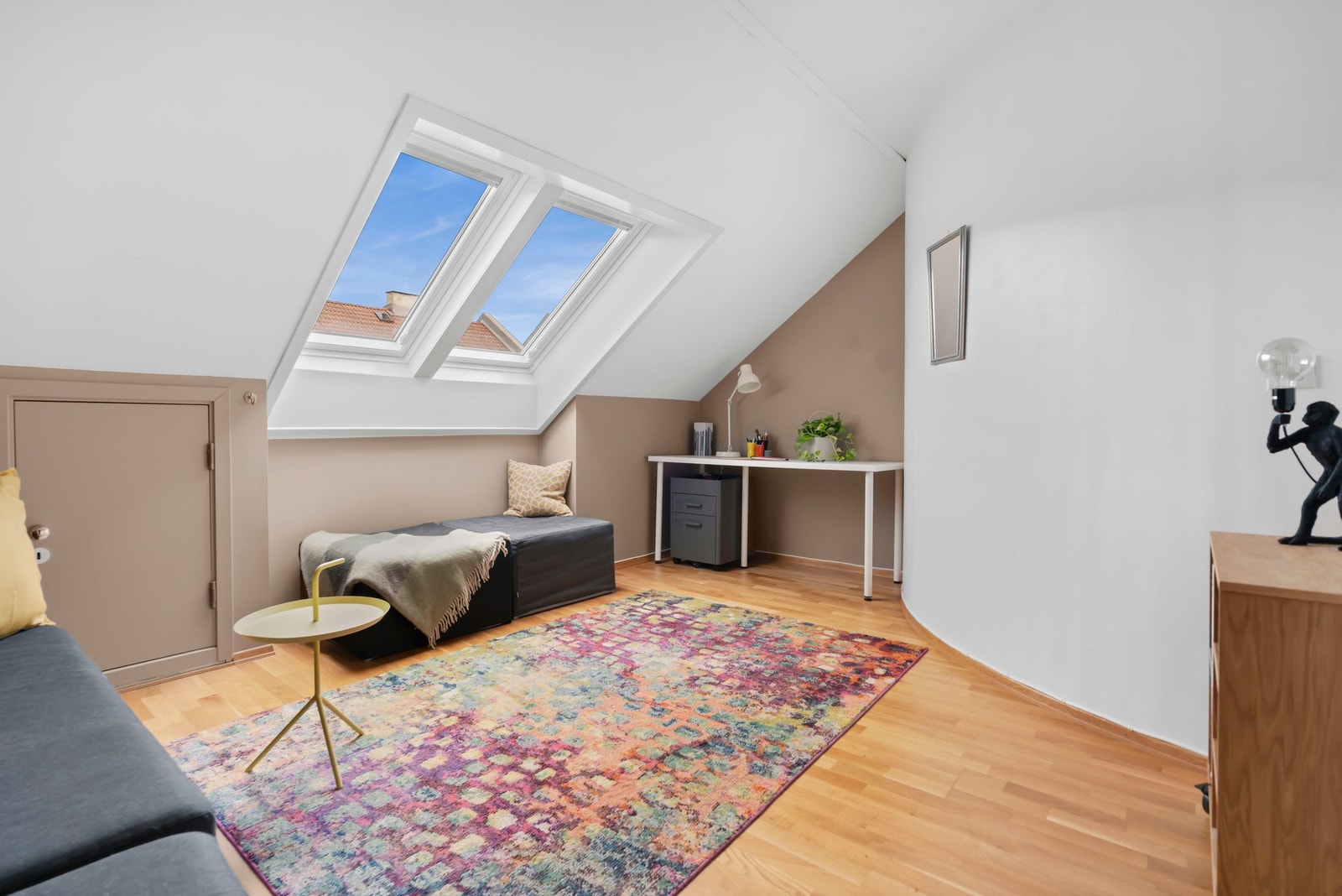 Soverom 2 passer ypperlig som eksempelvis gjesterom eller barnerom. Galleribilde