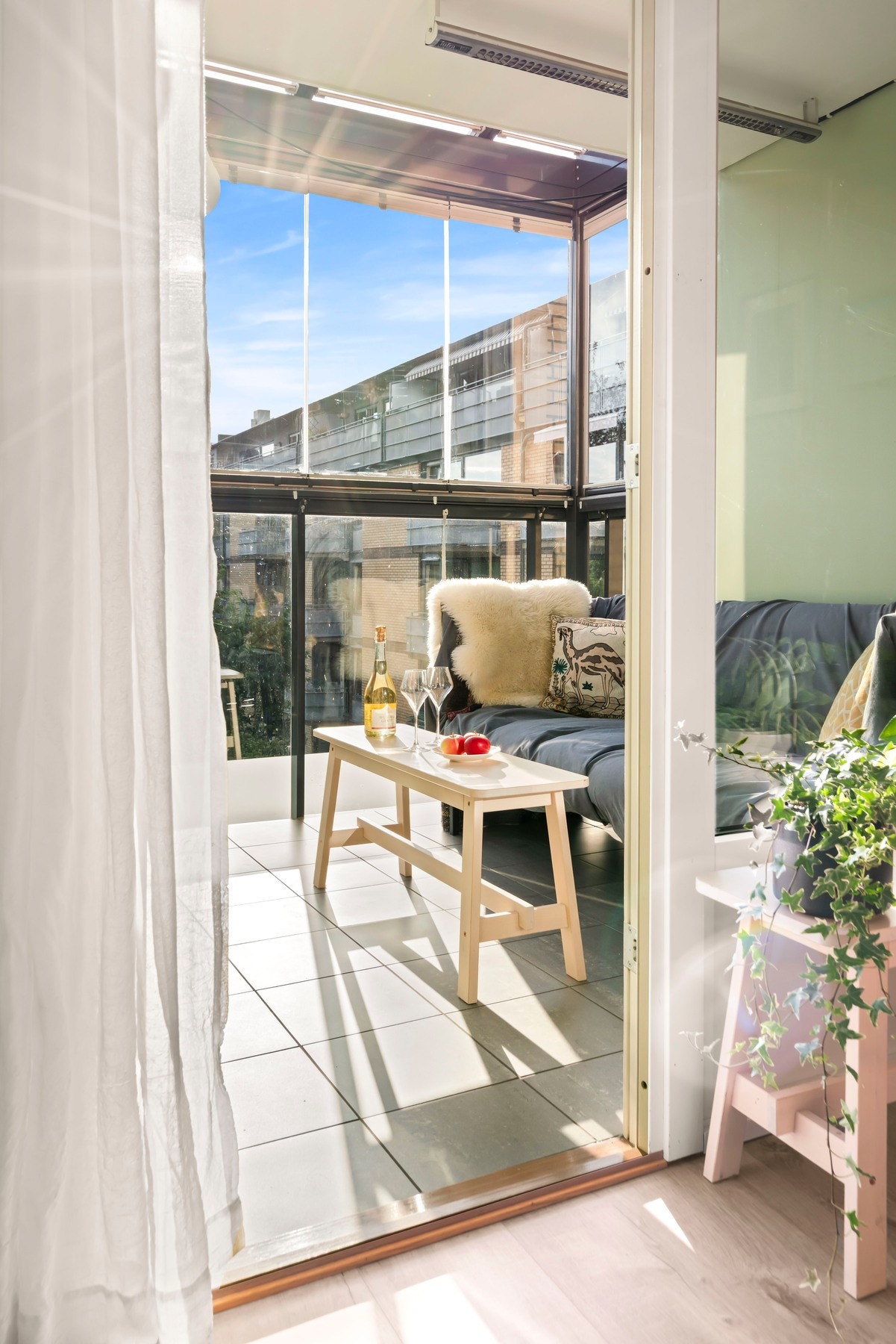 Balkongdør med 3-lags isolerglass. Galleribilde