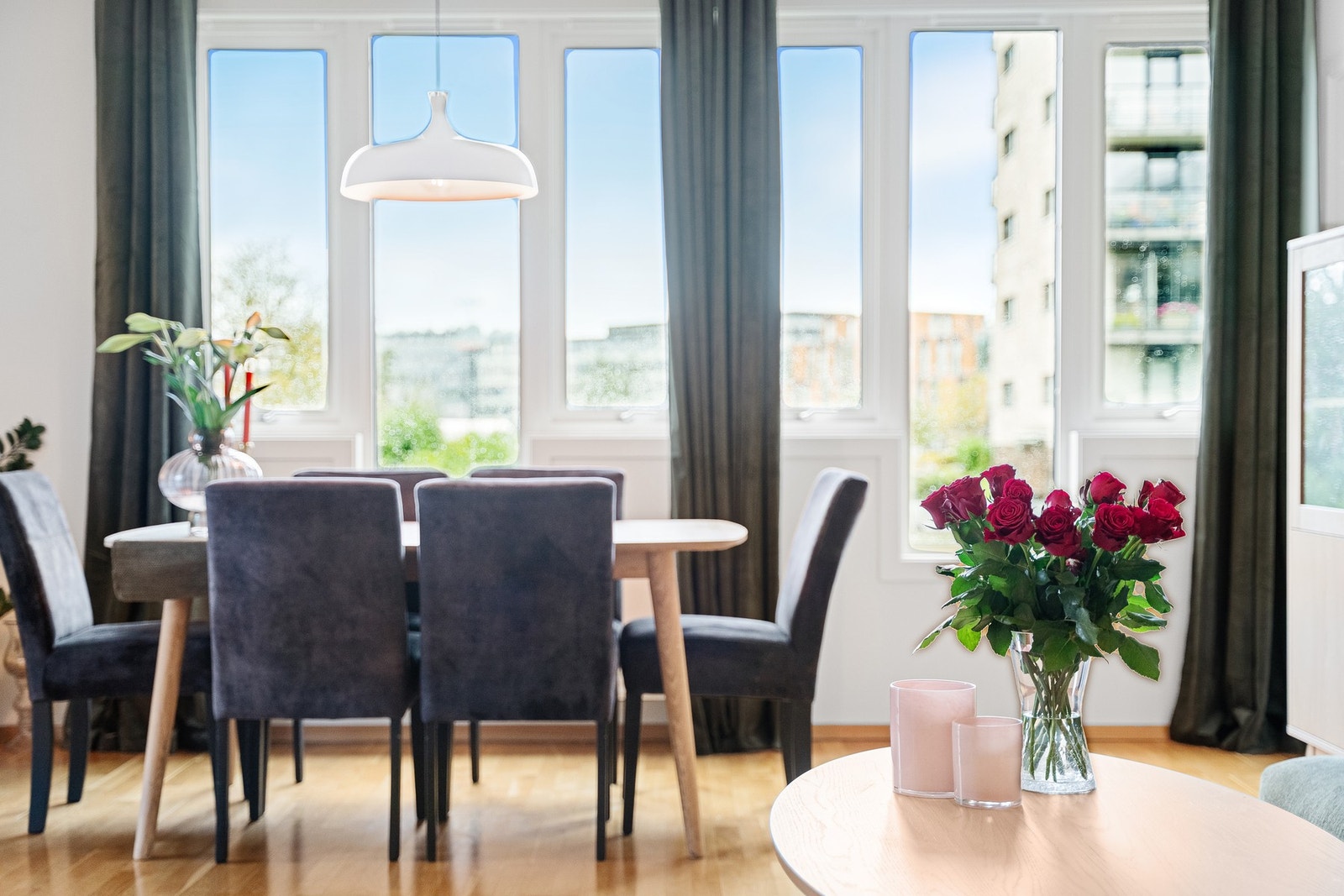 Leiligheten har vannbåren oppvarming. Galleribilde