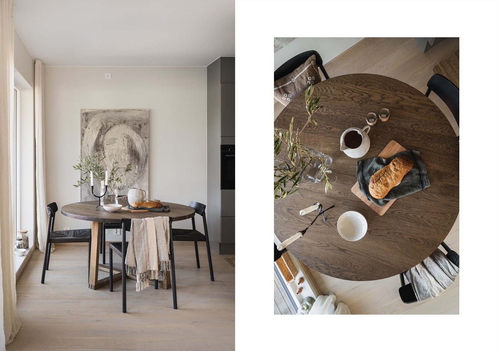 Det er god plass til hyggelig spisebord Galleribilde