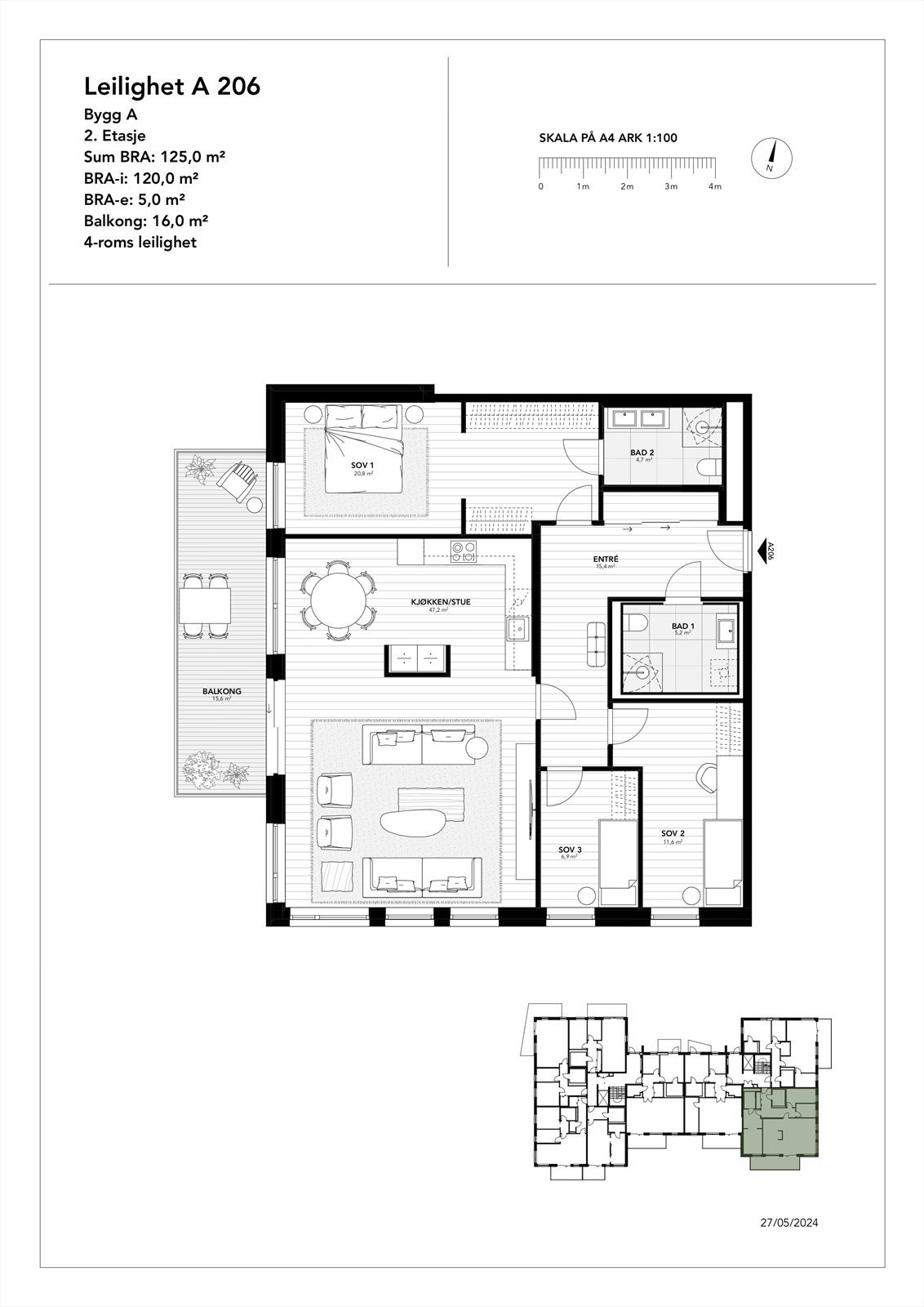Plantegning Galleribilde