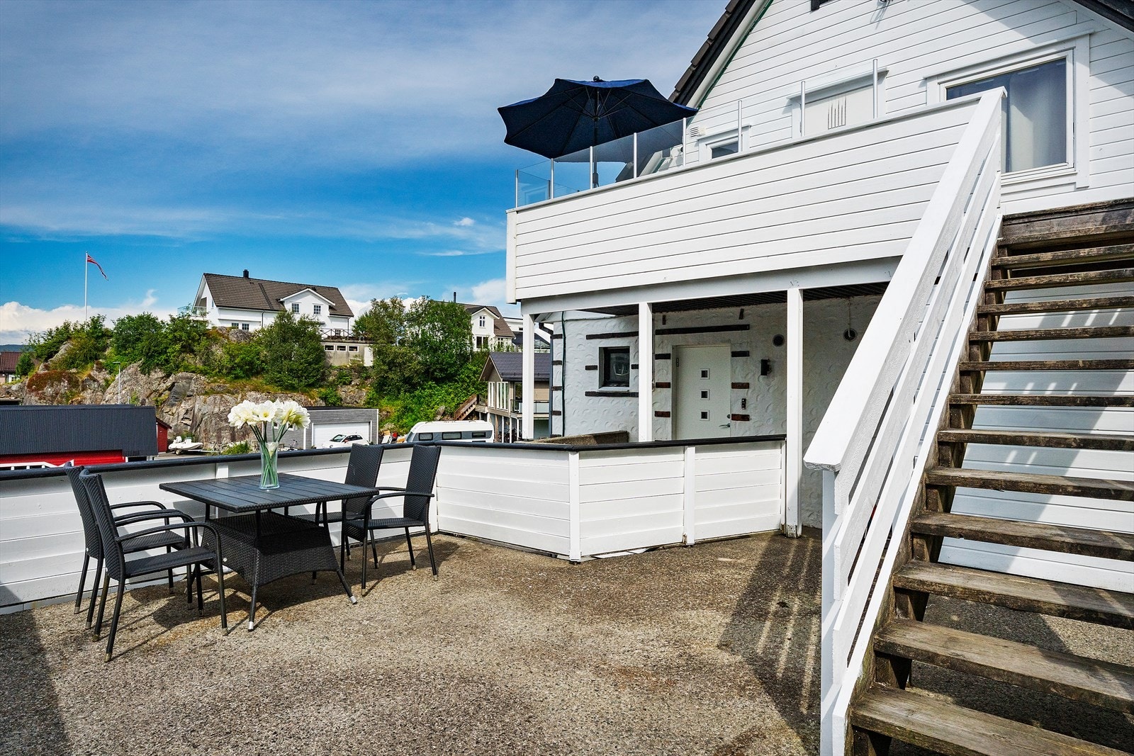 - Her har du særs gode solforhold midtsommers - Galleribilde