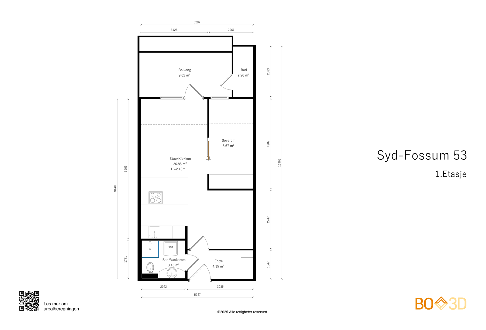 Boligen ligger i byggets 1. etasje Galleribilde