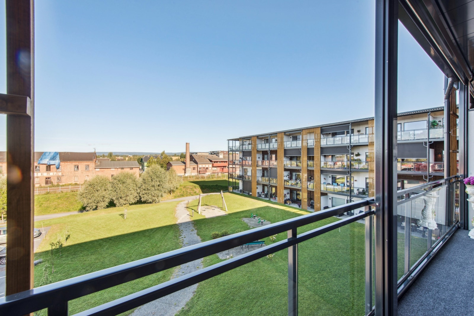 Utsikt fra balkong! Galleribilde