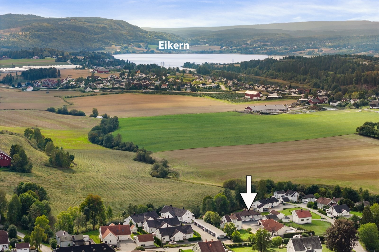 Kort vei til populært badevann, Eikern Galleribilde