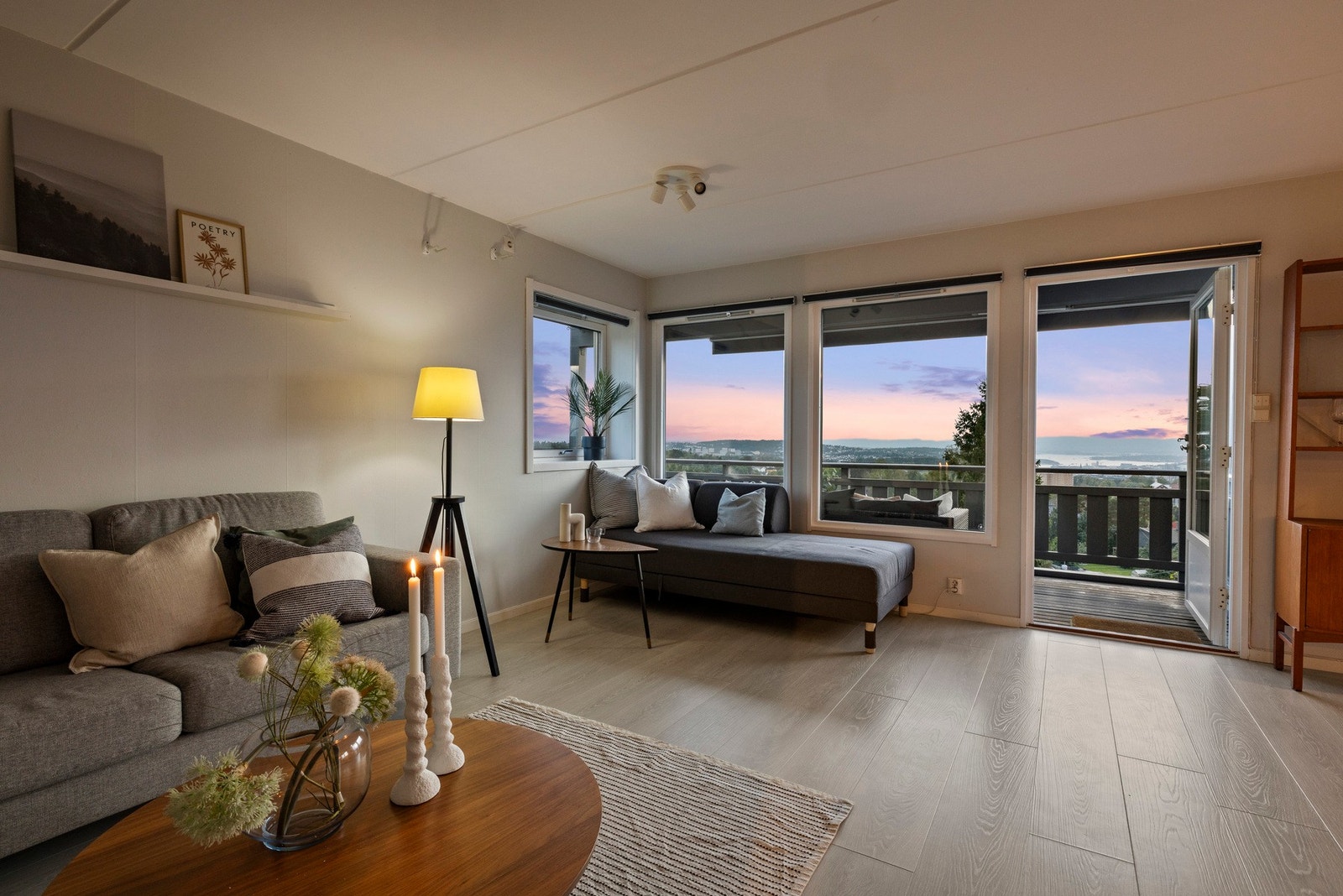 Lun kveldsstemning Galleribilde