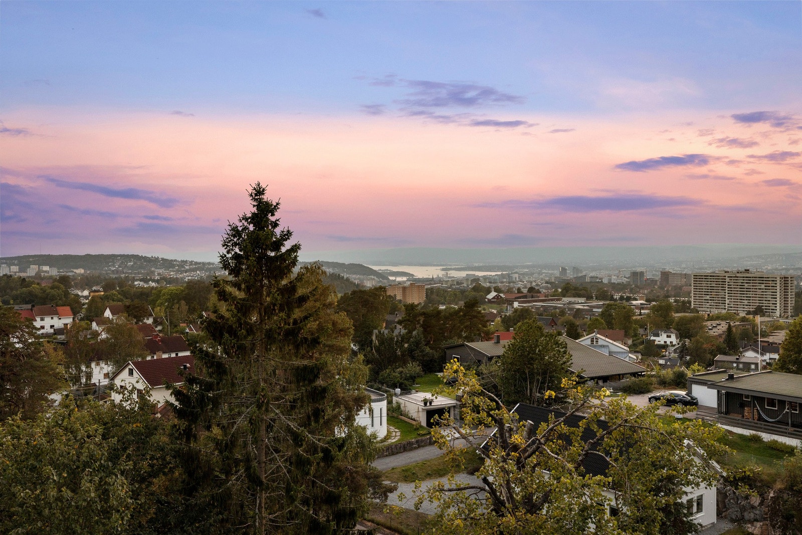 Det er nydelig kveldsutsikt Galleribilde