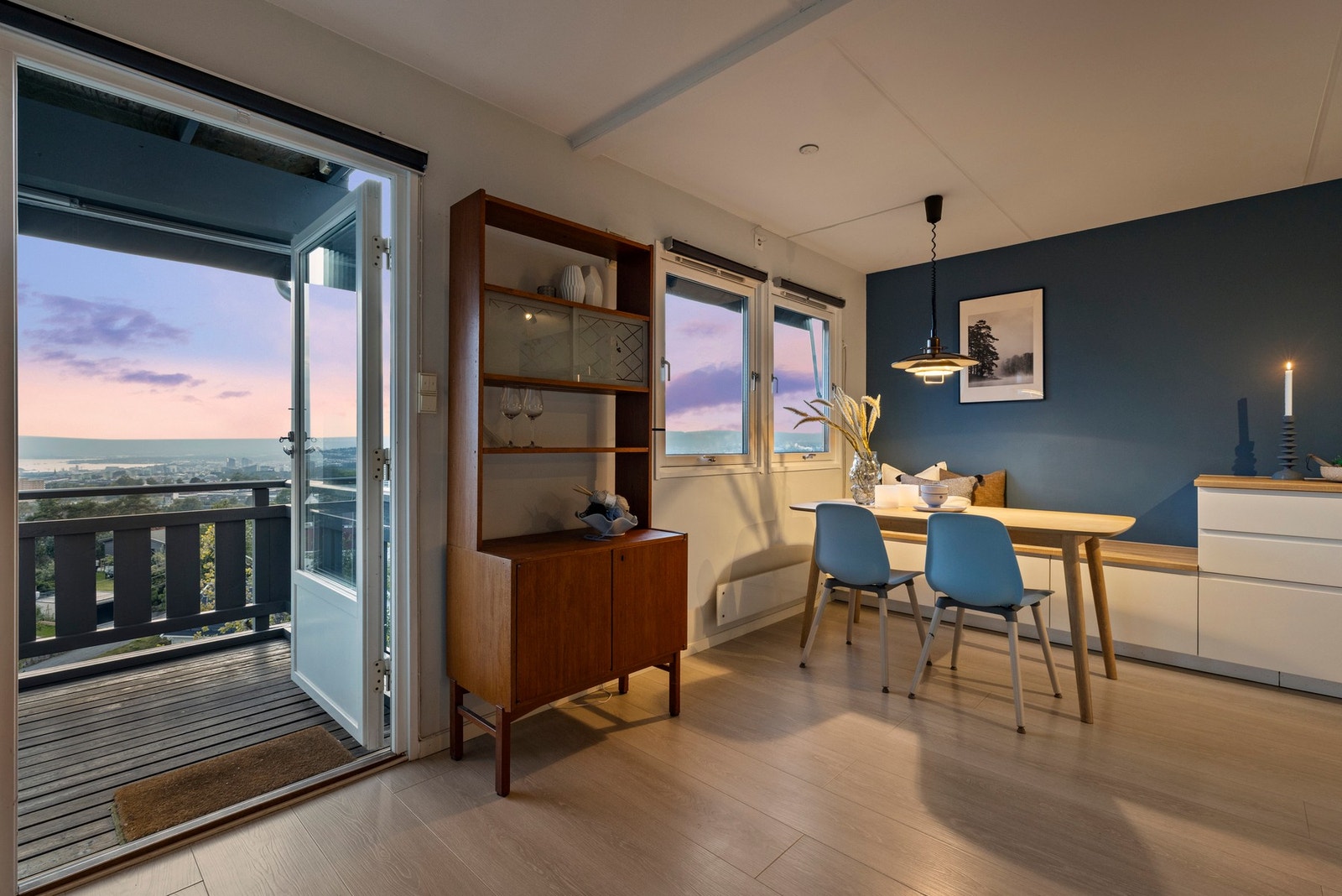 Lun kveldsstemning Galleribilde