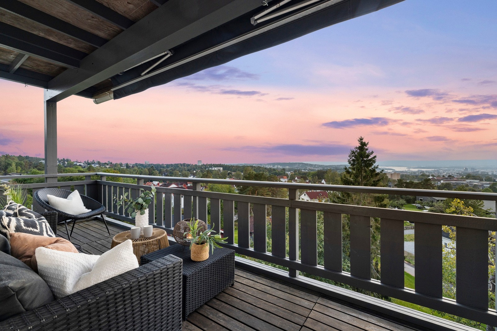 Lun kveldsstemning Galleribilde