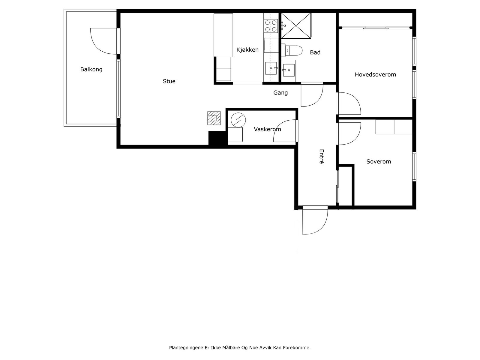 Plantegning Galleribilde