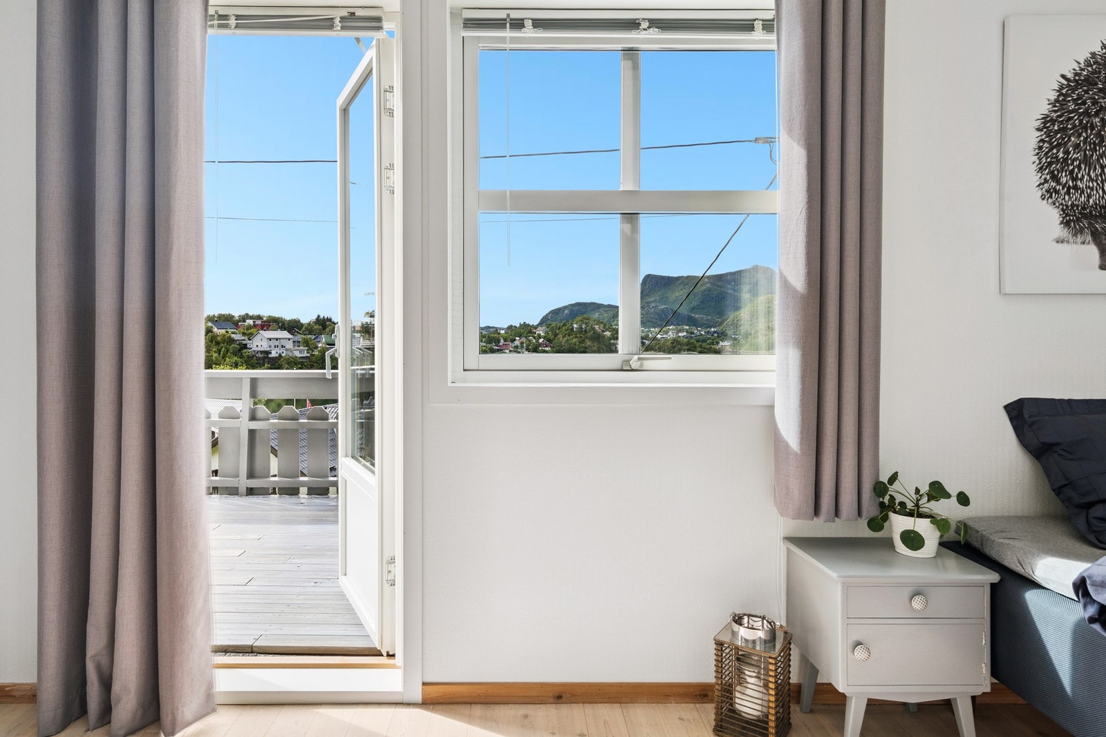 her er det utgang til altan Galleribilde