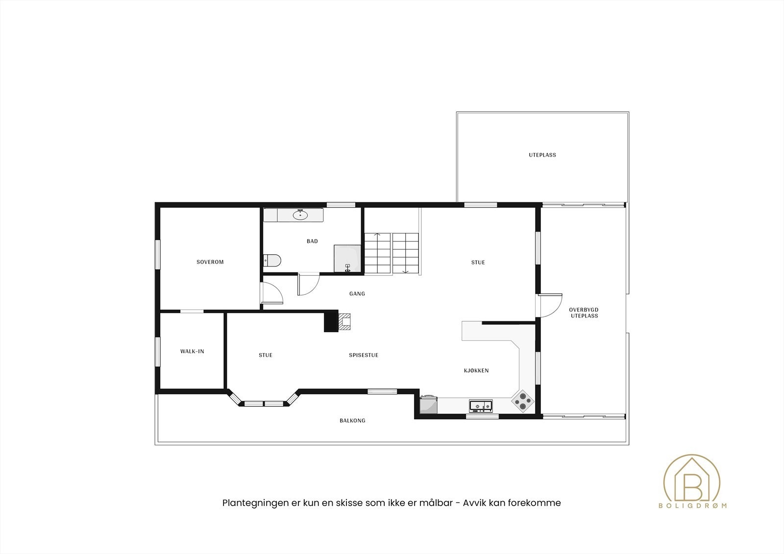 Plantegning hovedplan. Galleribilde