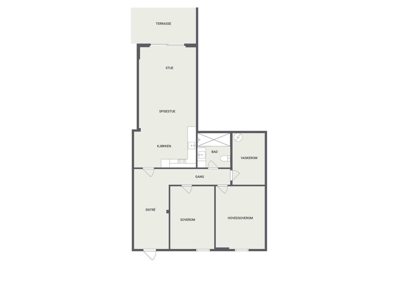 Plantegning Galleribilde