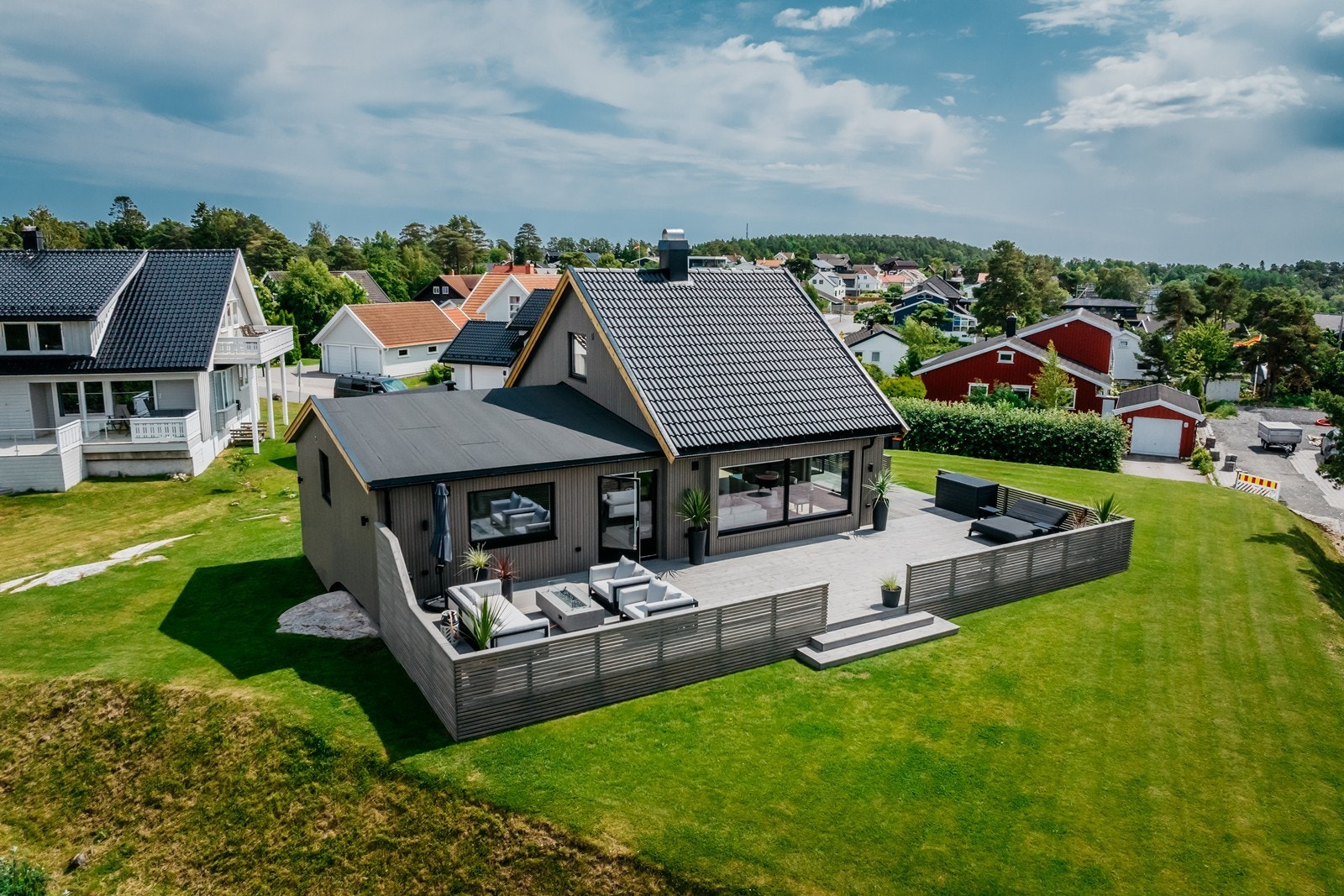 I hagen har du plass til sommerens aktiviteter for hele familien med gjester. Galleribilde