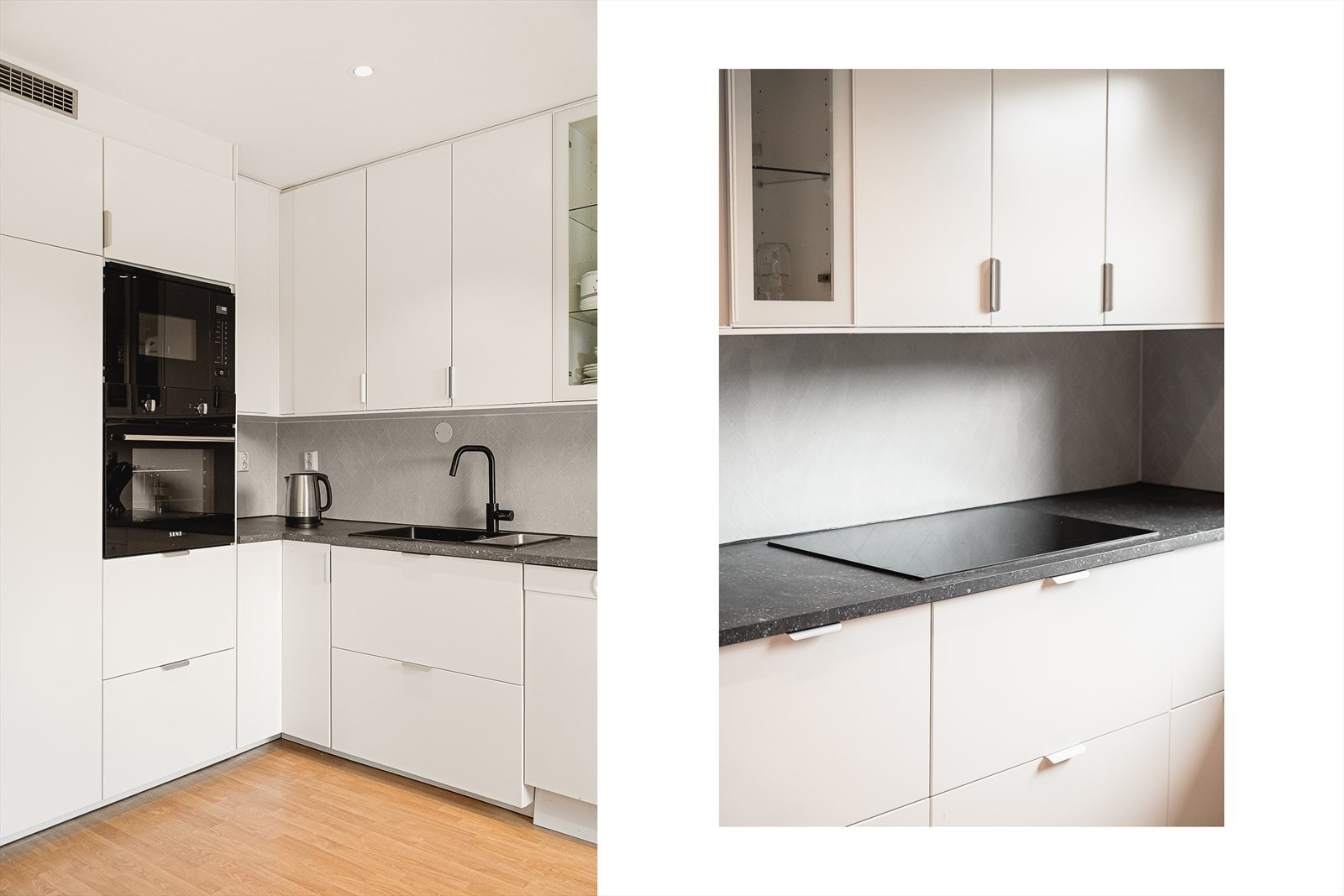 Hvitevarene er fra Hvitevarer fra Senz og Beko. Galleribilde