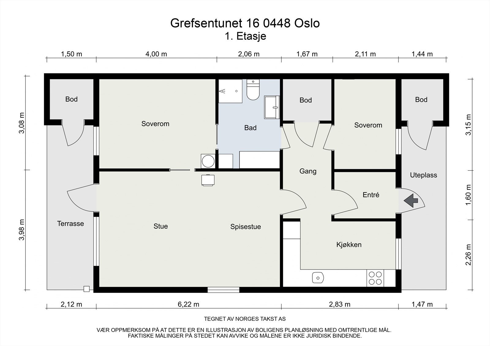Plantegning. Galleribilde