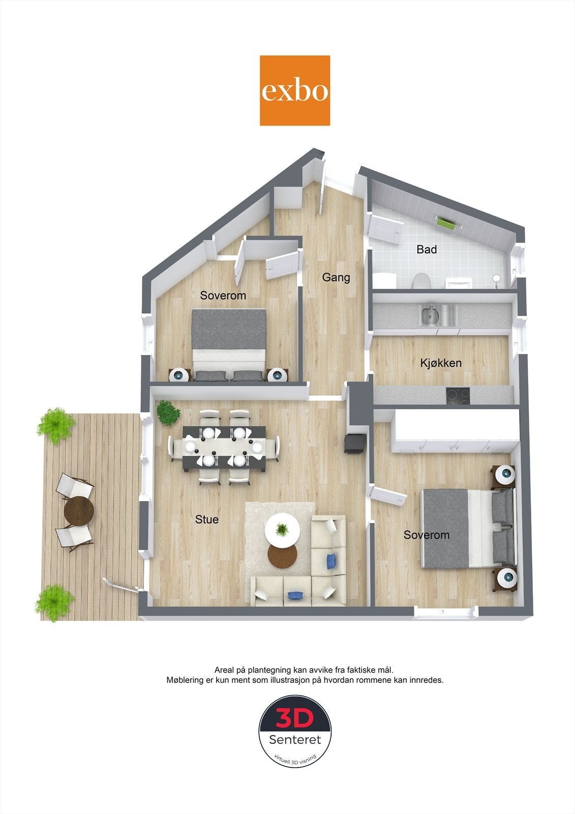 Plantegning Galleribilde