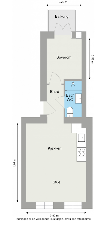 Plantegning Galleribilde