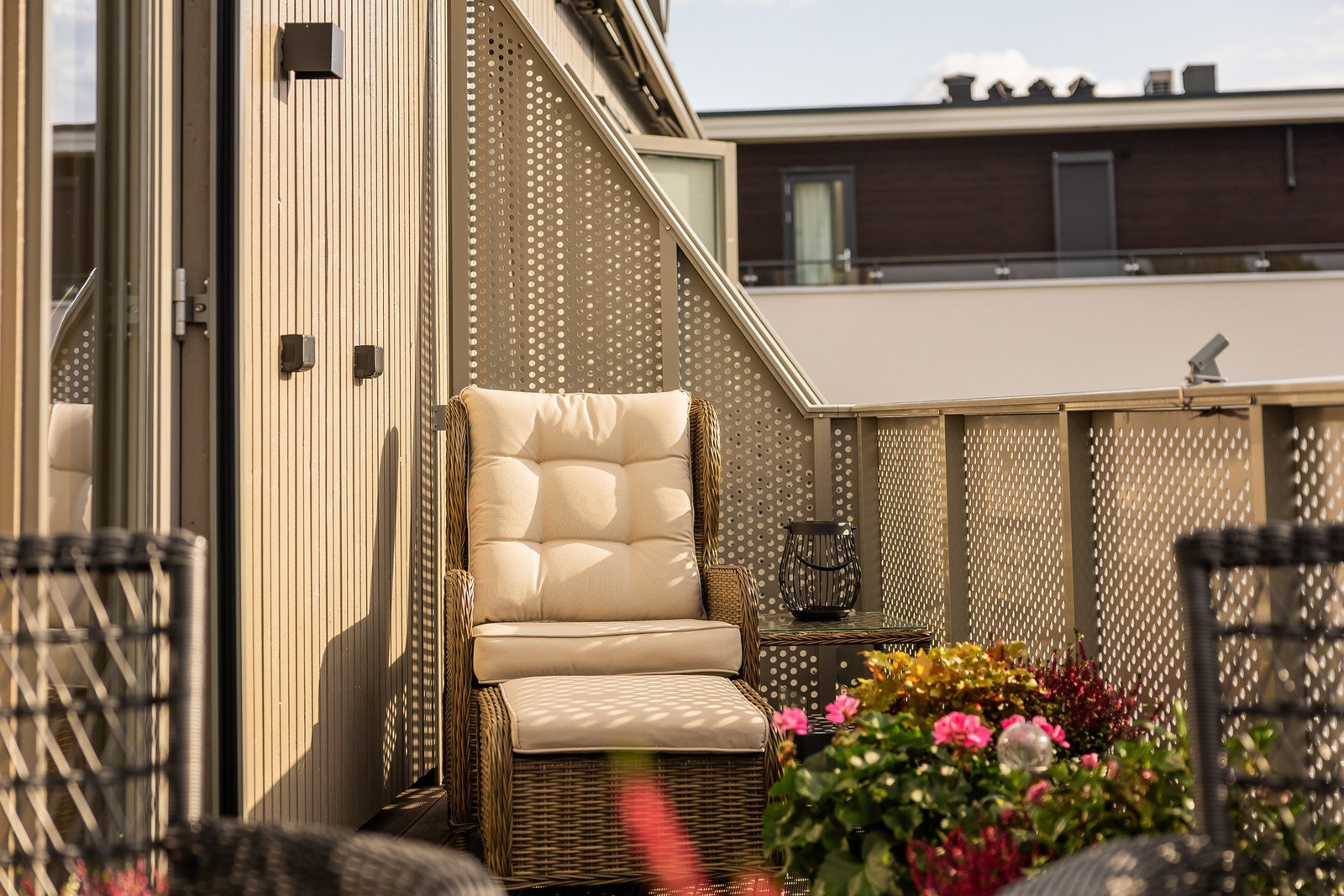 God plass til utemøbler, grill mm. Galleribilde