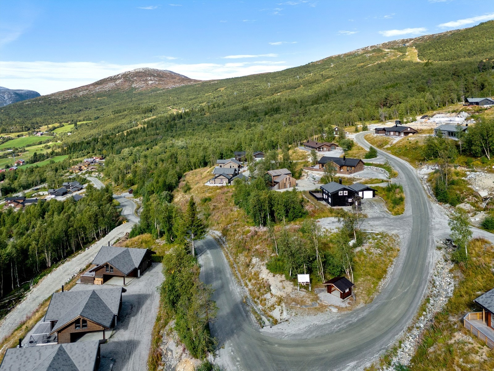 Dronebilde av tomten Galleribilde
