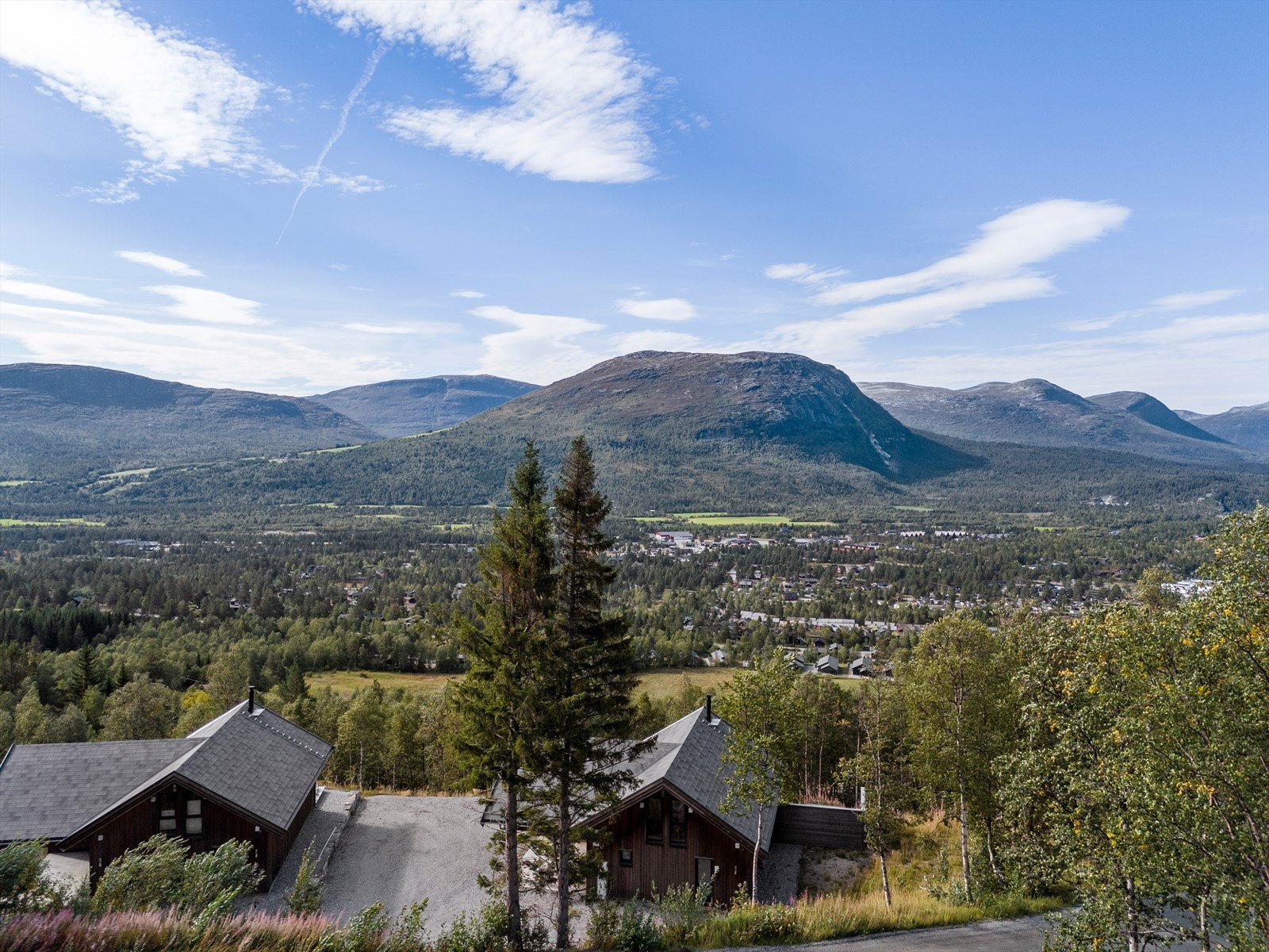 Dronefoto av utsikten Galleribilde