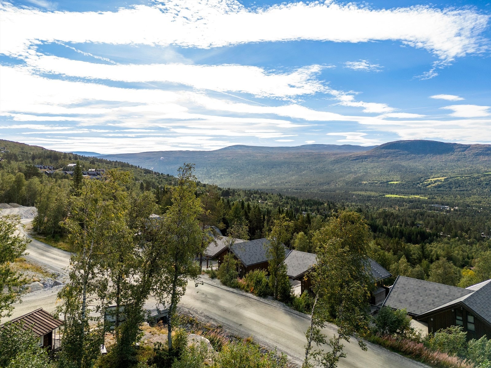 Dronefoto av utsikten Galleribilde