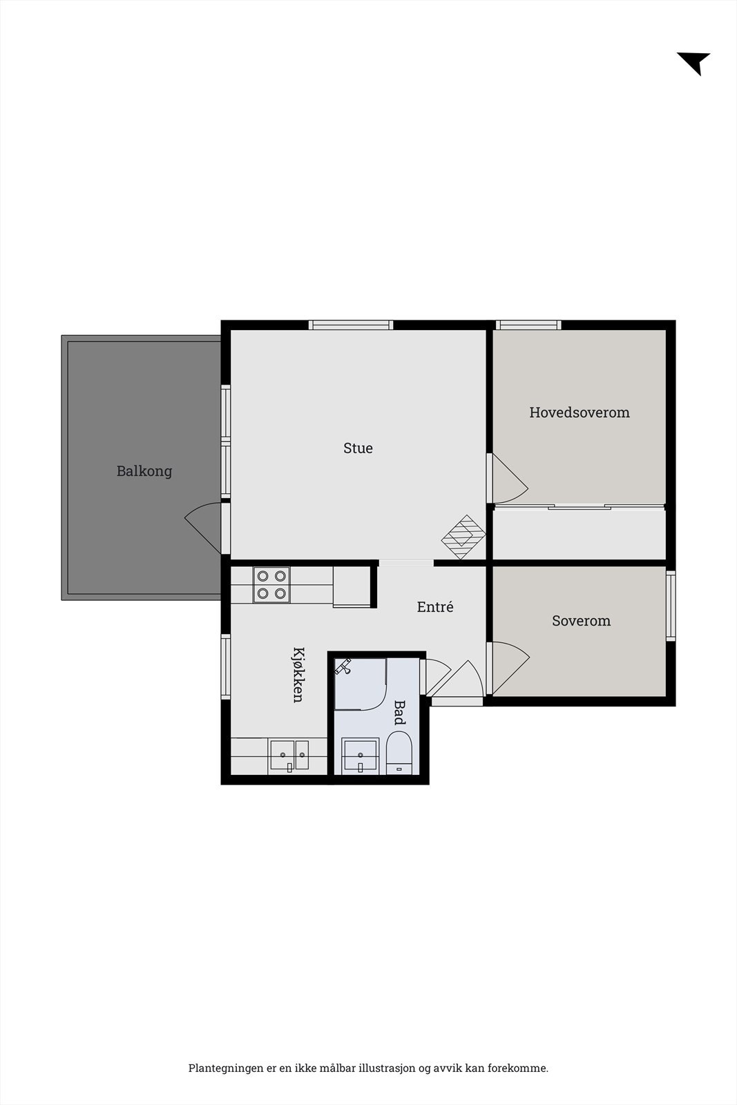 Plantegning Galleribilde