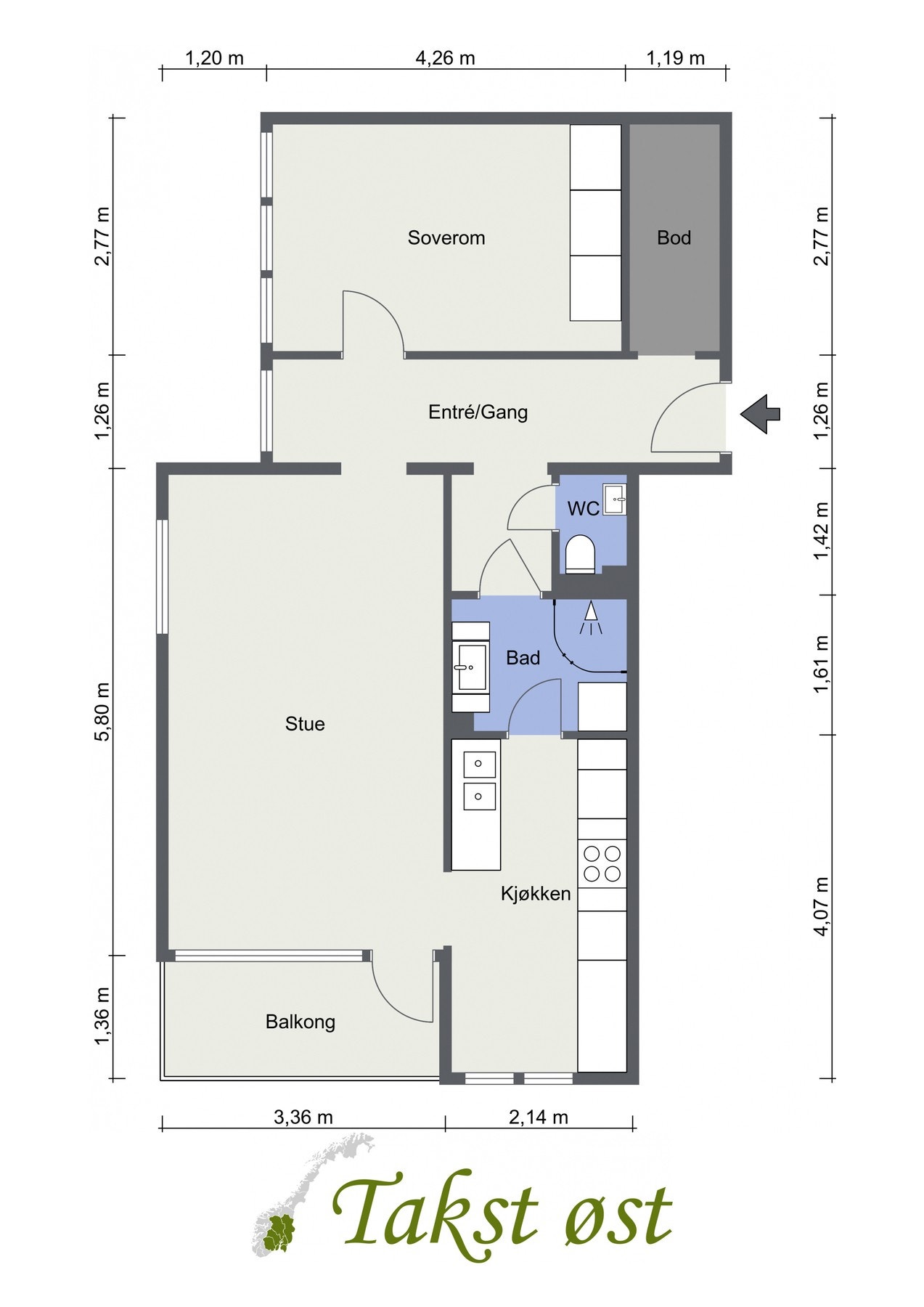 Plantegning Galleribilde