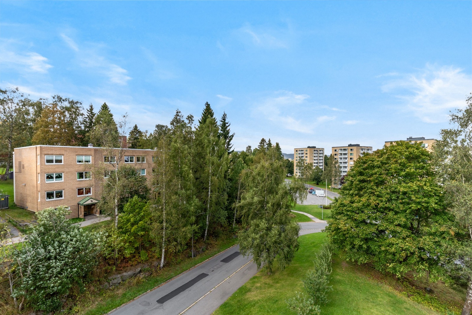 Utsikt fra balkongen. Galleribilde